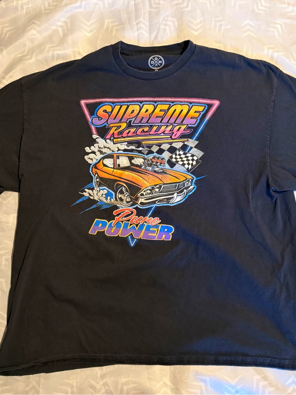 Supreme Racing 'Pure Power' Graphic Short Sleeve Tee - Black